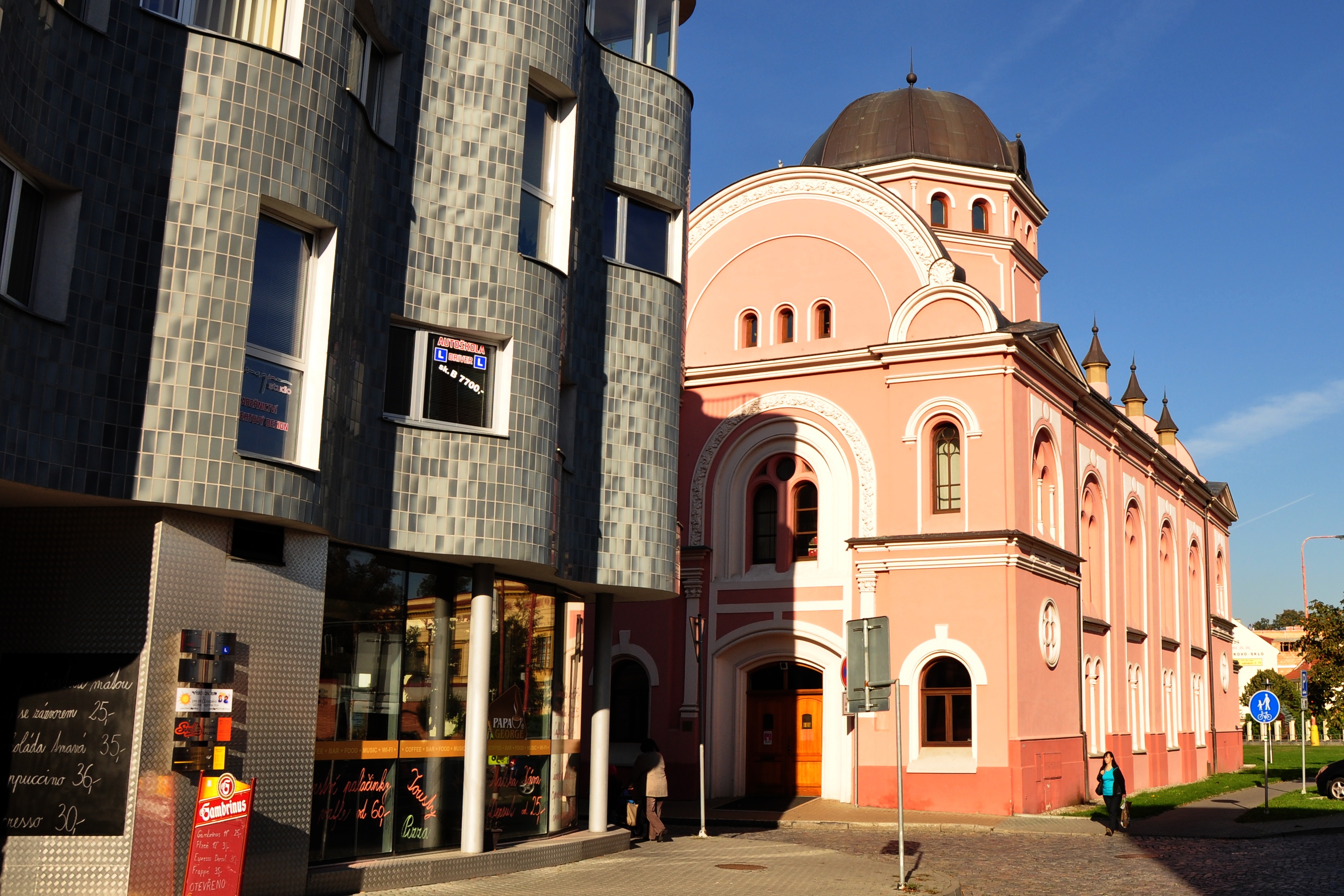 Knihovna a synagoga