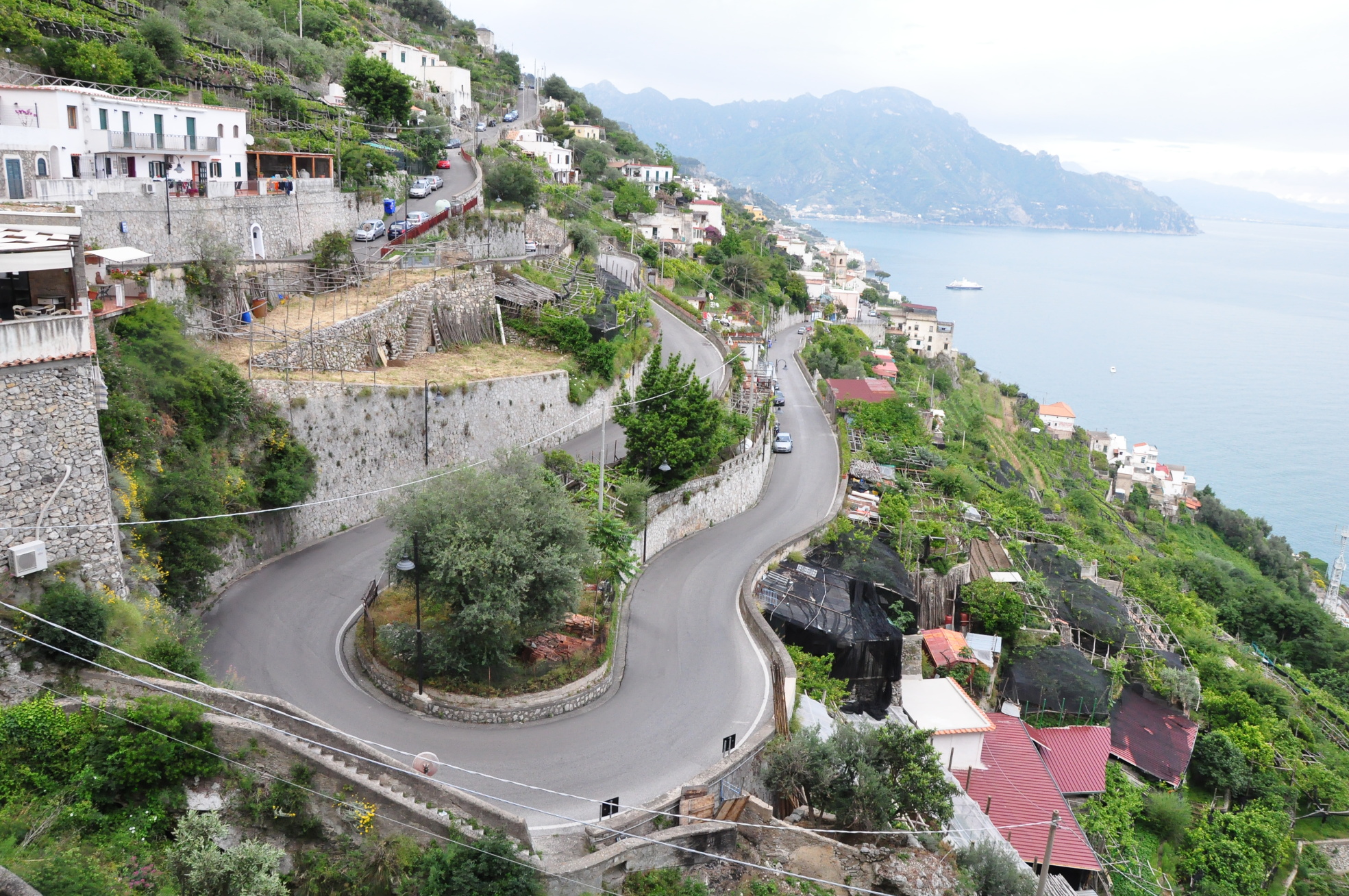 odjezd z Amalfi coast